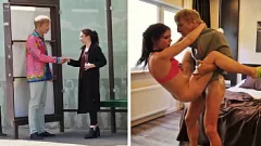 Reproducir El astuto encuentro clasificado X de un adolescente ucraniano con un anciano astuto