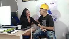 Redare Hardcore dracu cu soția șefului meu: dovedind că este iubitul meu